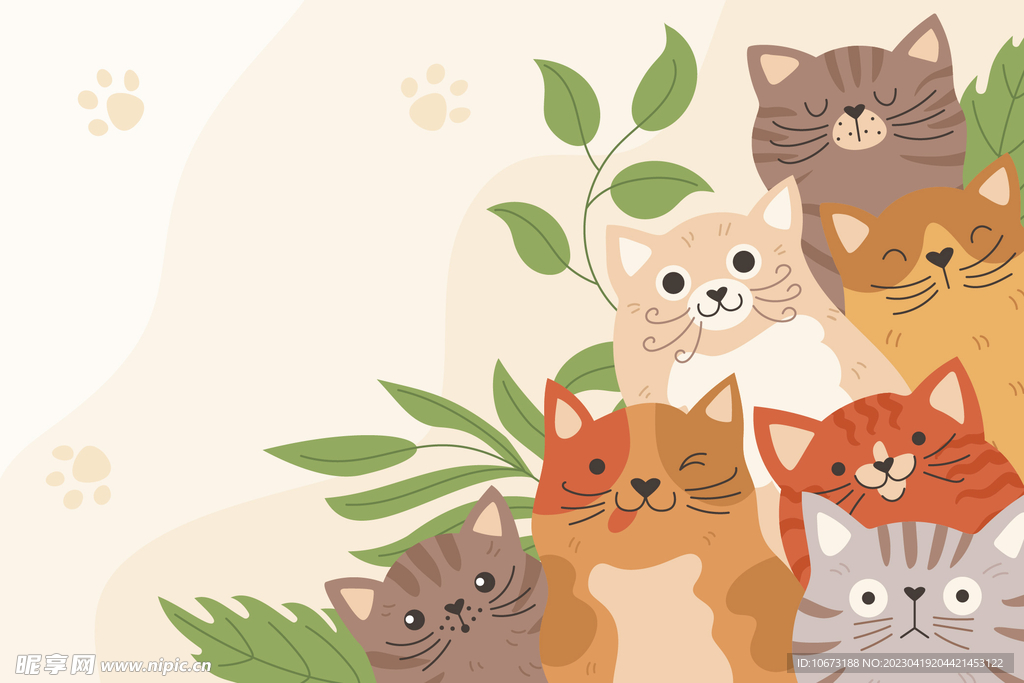 猫咪背景
