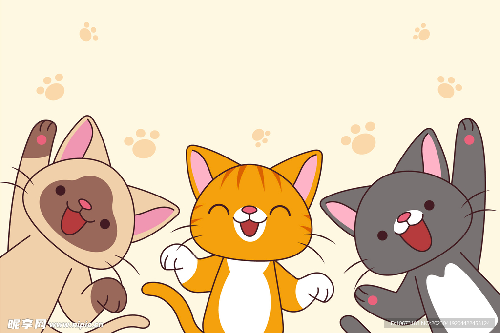 猫咪背景