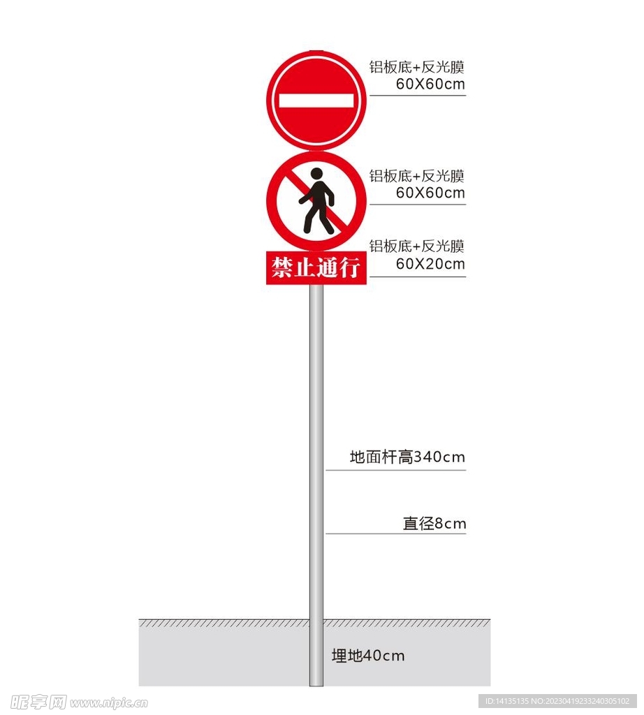 禁止通行牌