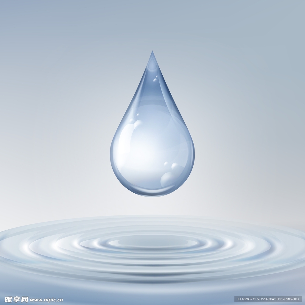 水滴圈素材