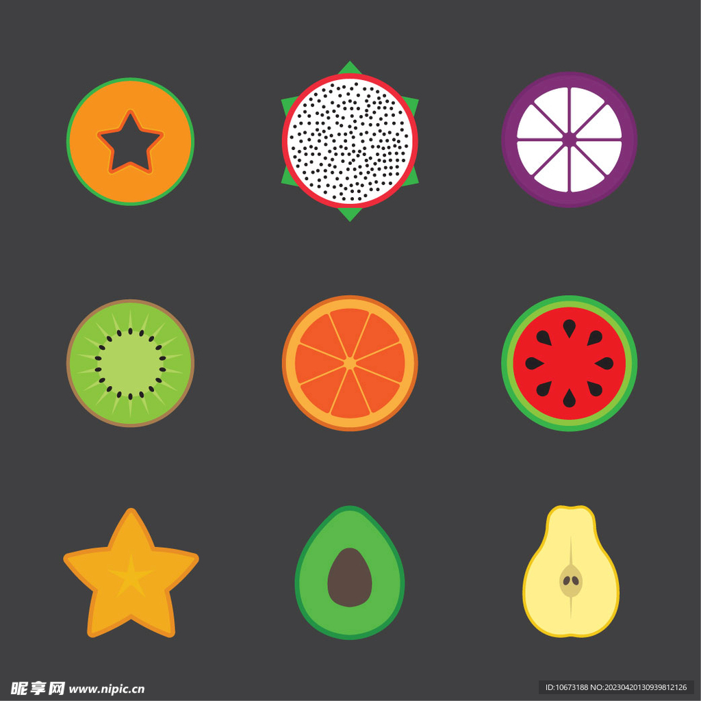 各种水果