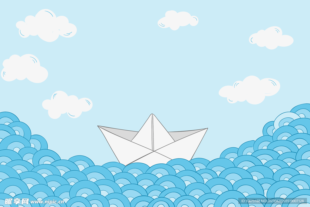船只背景