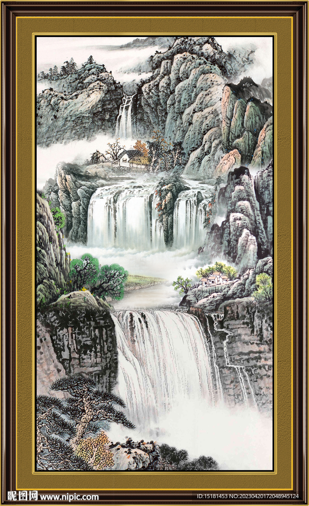 山水风景画 