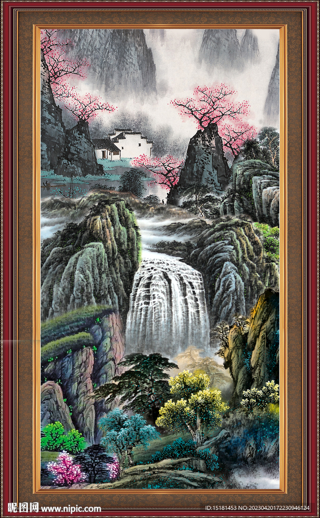 山水风景画 