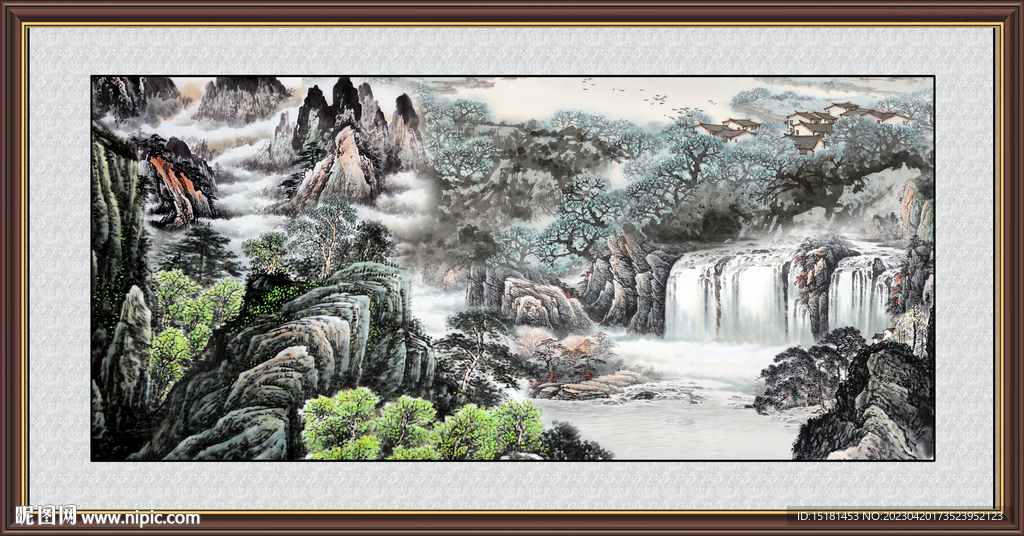 巨幅风景画 