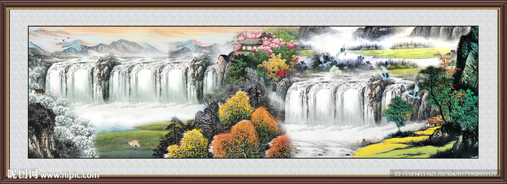 巨幅风景画 