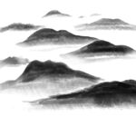 水墨元素 泼墨笔刷 墨迹素材 