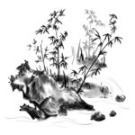 水墨元素 泼墨笔刷 墨迹素材 