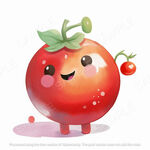 西红柿的卡通人物