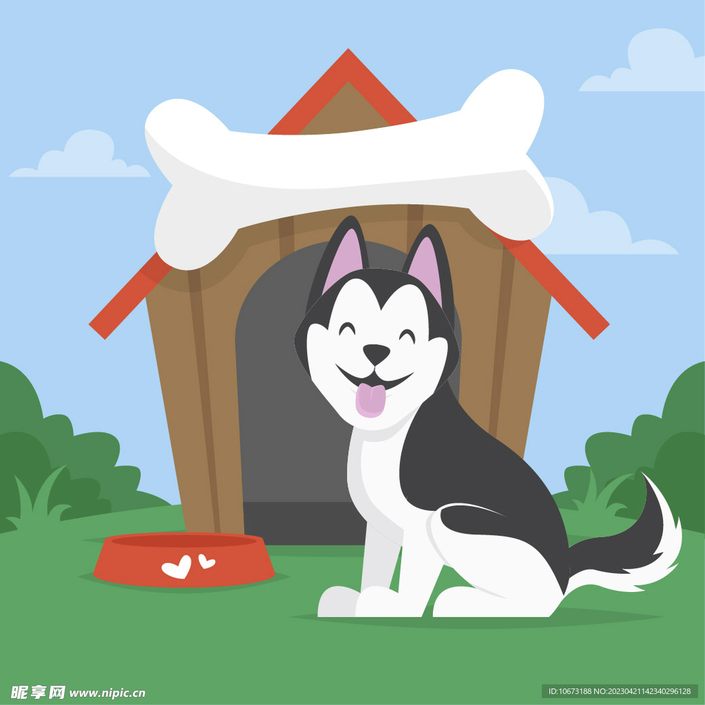 狗狗背景