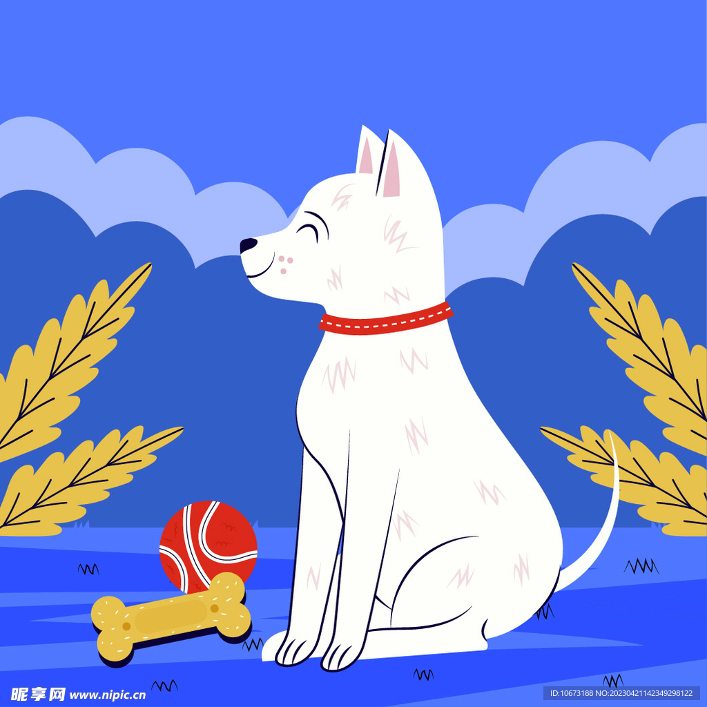 狗狗背景