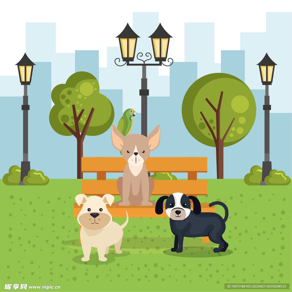 狗狗背景