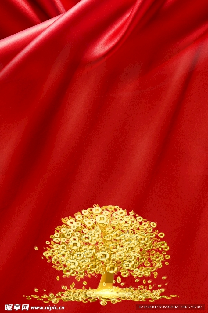 红色背景