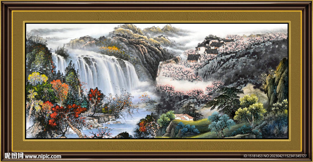 巨幅风景画