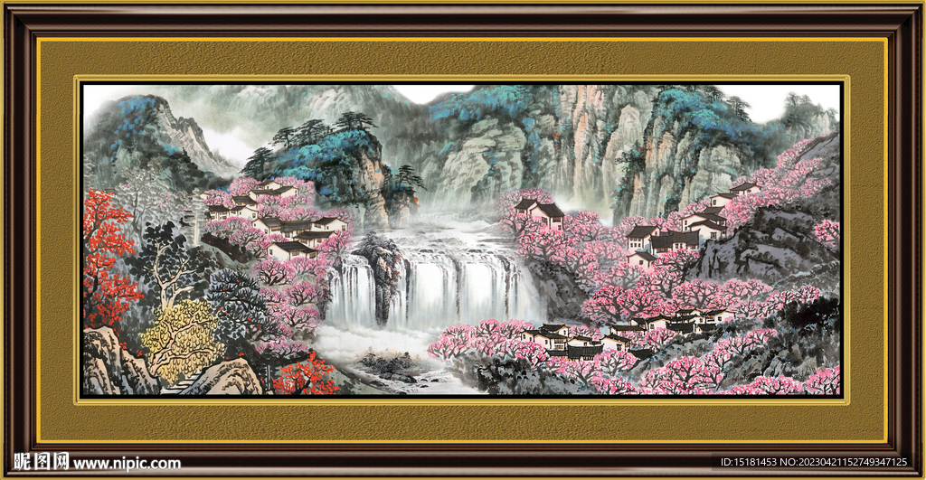巨幅风景画