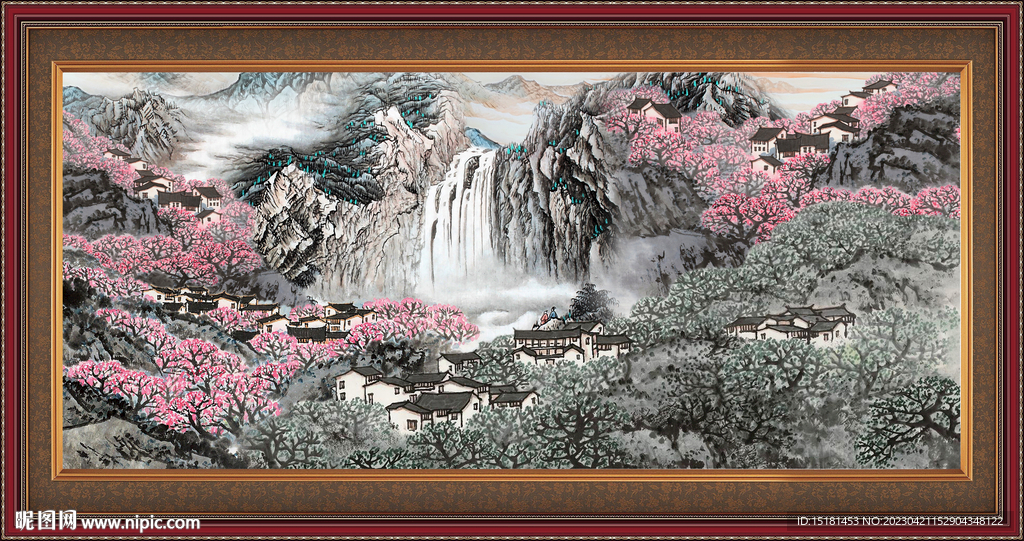 巨幅风景画