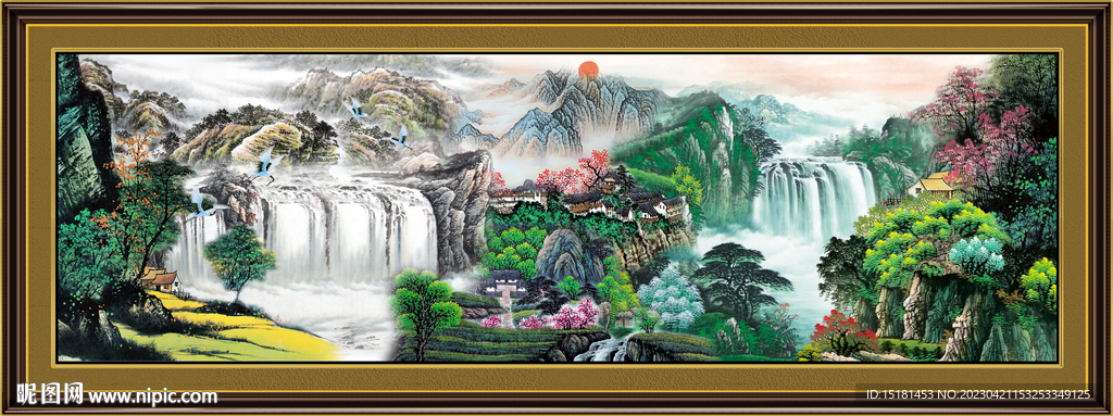 山水画 