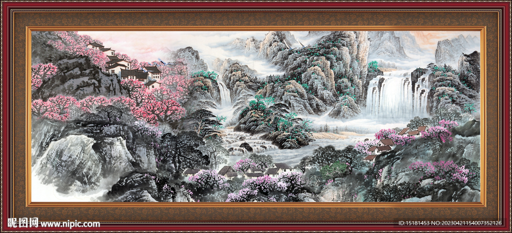 巨幅风景画