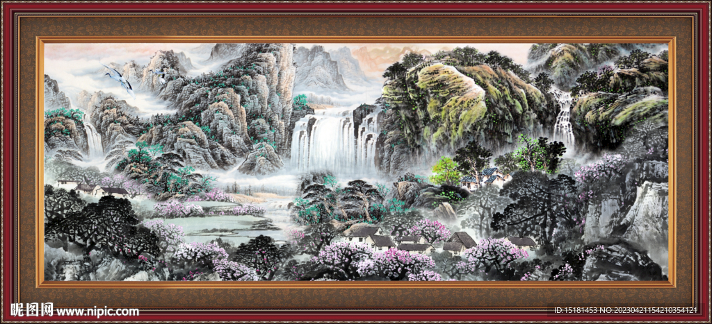 国画山水画
