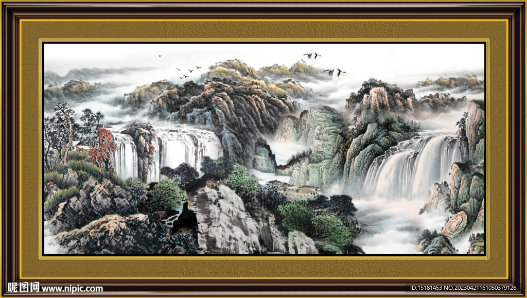国画山水画
