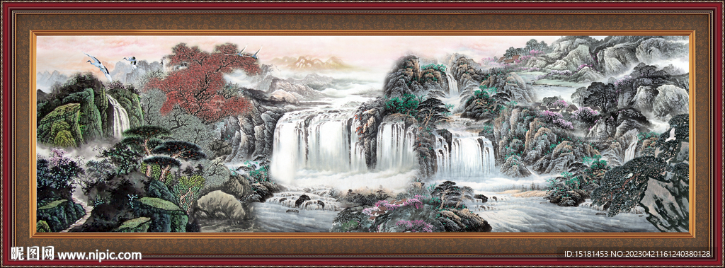 国画山水画