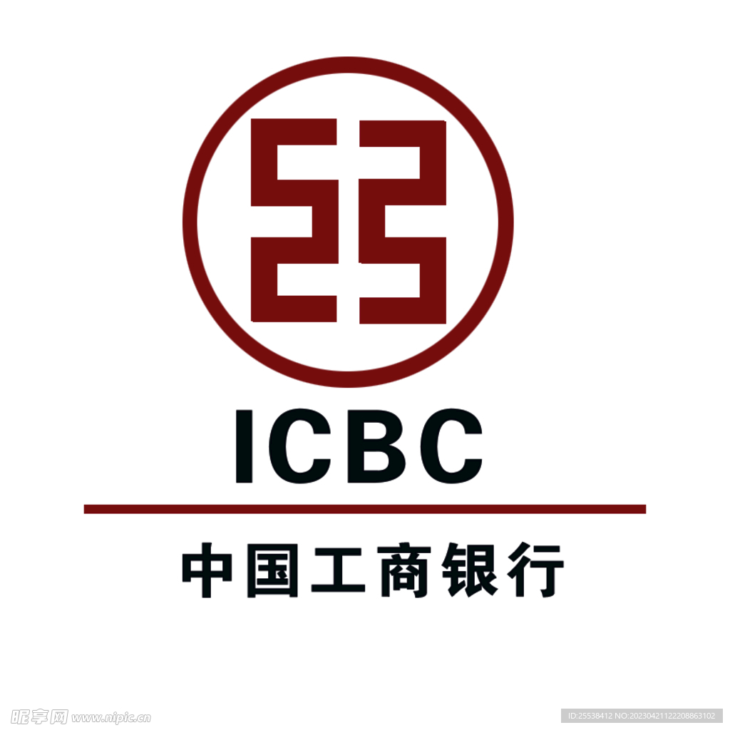 中国工商银行 LOGO 标志 