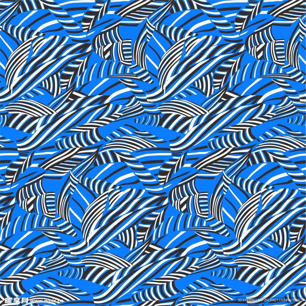 线条波浪