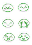 绿色笑脸表情包