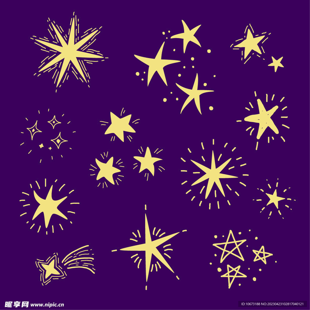 星形图案