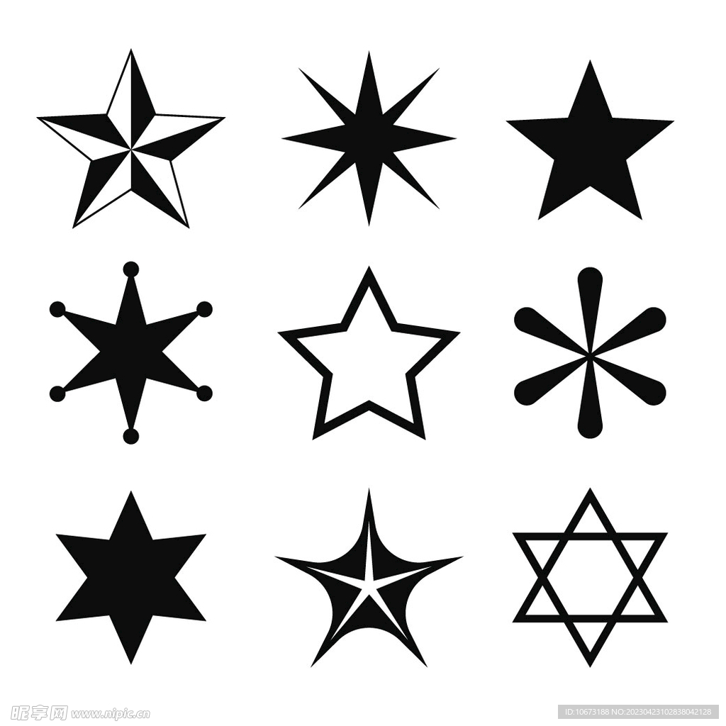 星形图案
