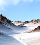 C4D模型雪山