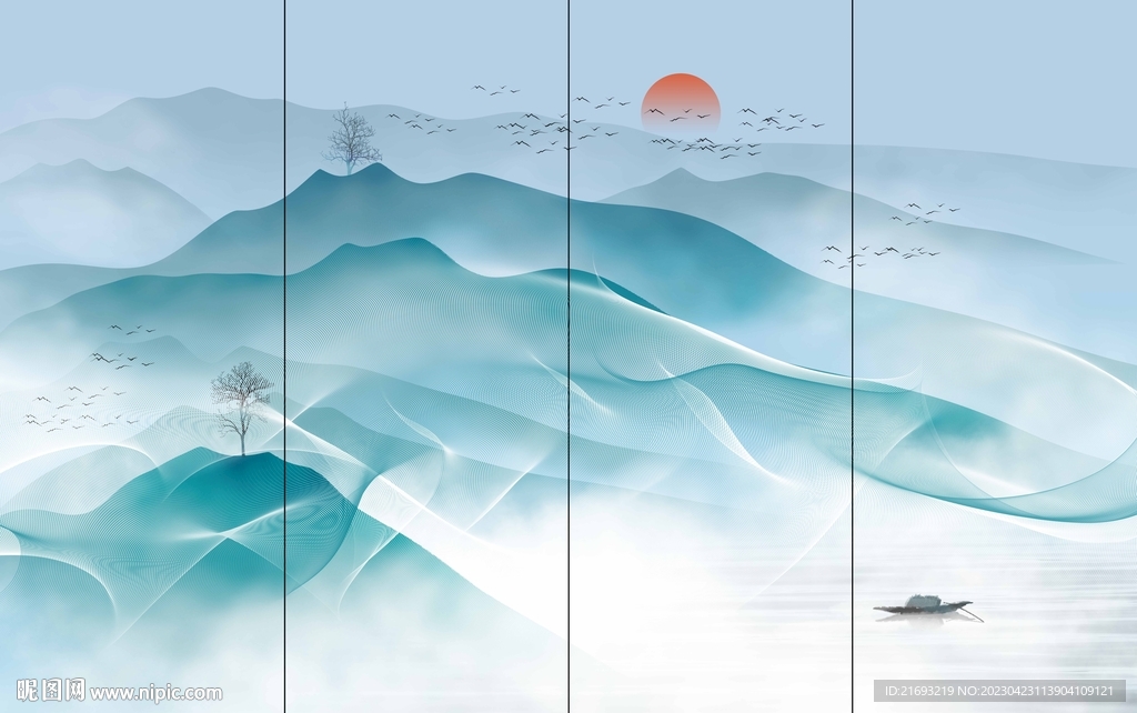 山背景花
