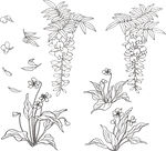 矢量花鸟