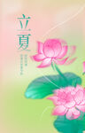荷花美景海报