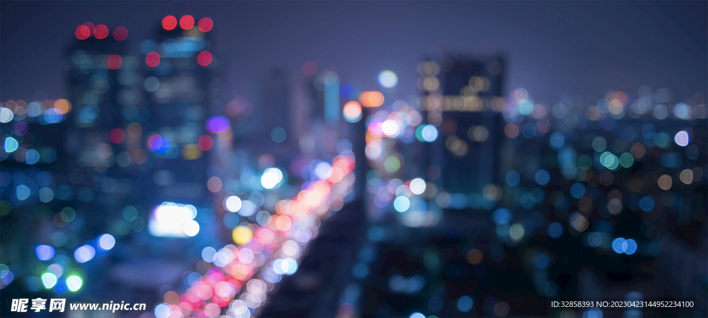 散焦城市背景
