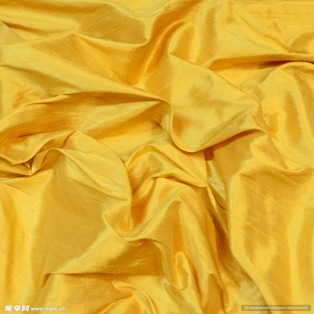 金黄色丝绸纹理背景