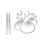 小笼包线稿