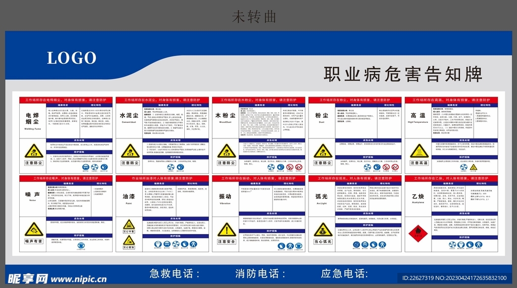 职业病危害告知牌