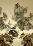 山水墨画