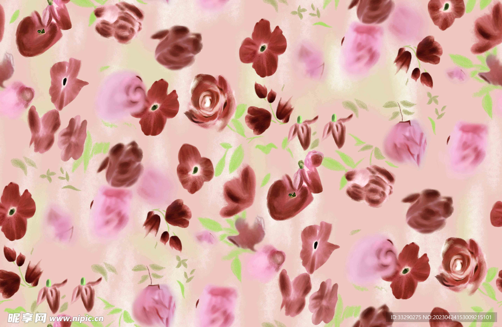 扎染花