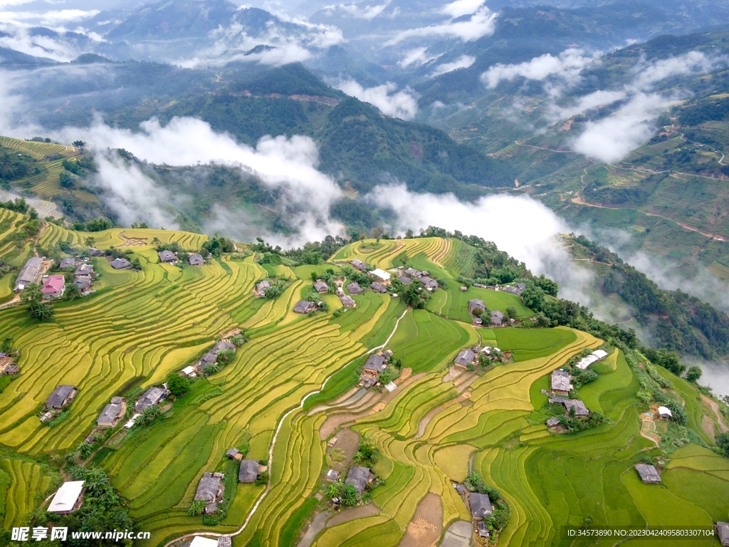 山里村落