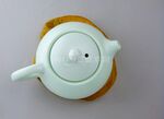 浅绿色小茶壶