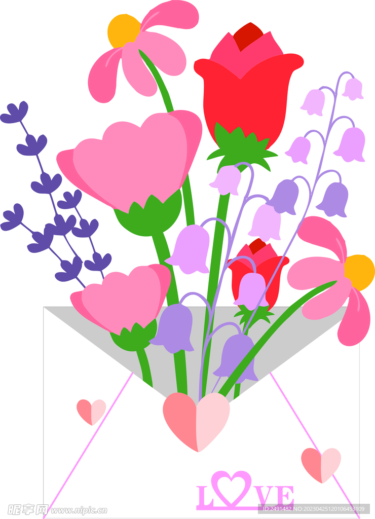 信封花束