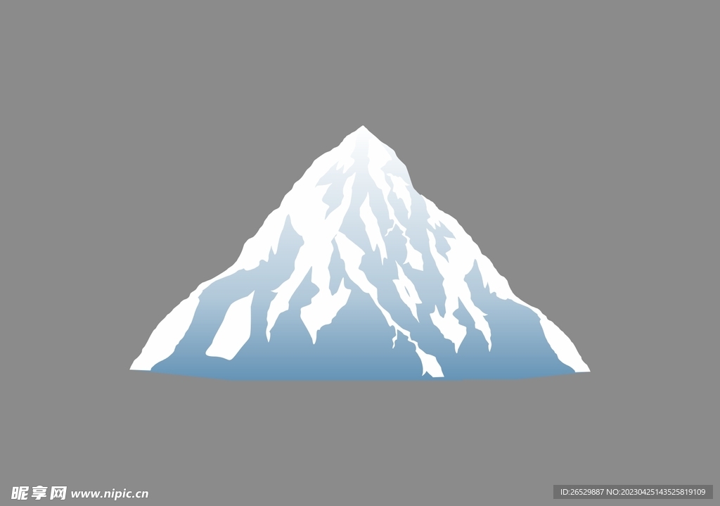 山峰 雪山