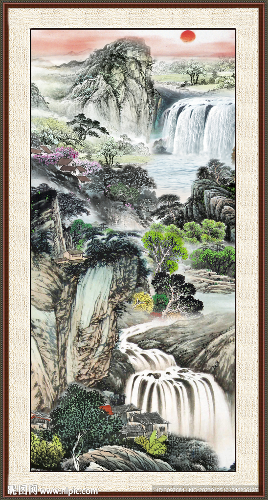 山水风景画 