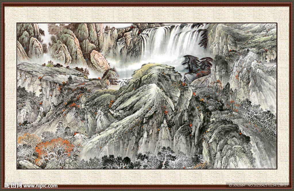 山水风景画 