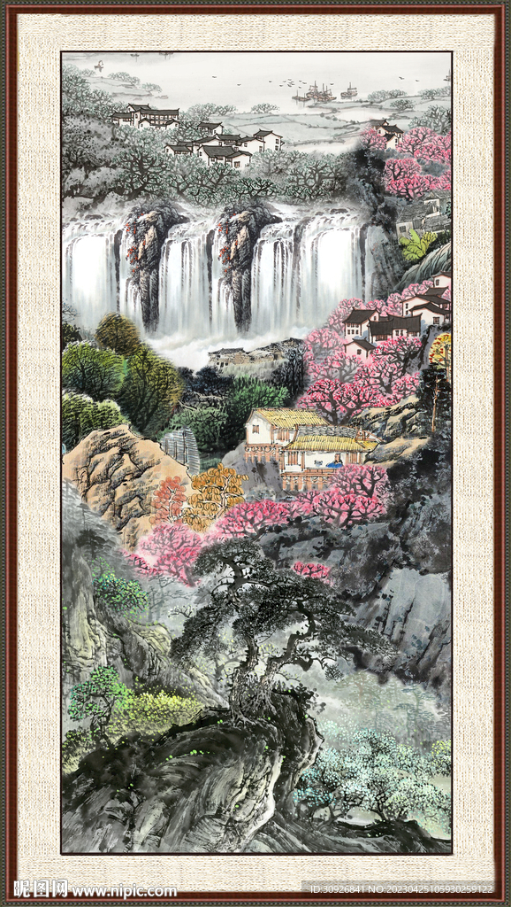聚宝盆山水
