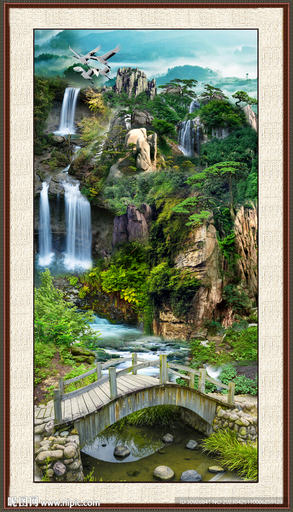 山水风景画 