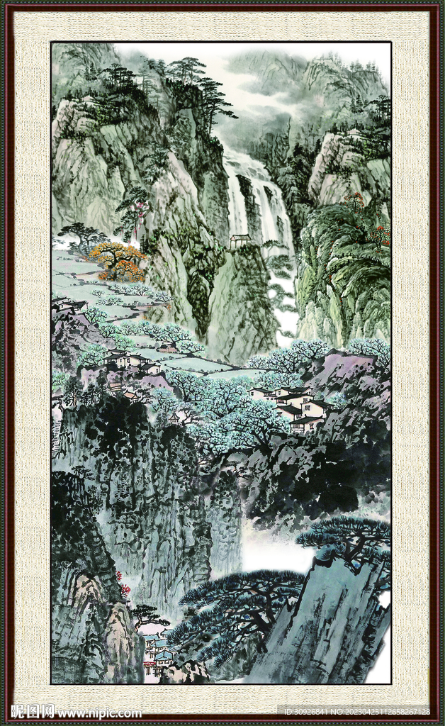 聚宝盆山水