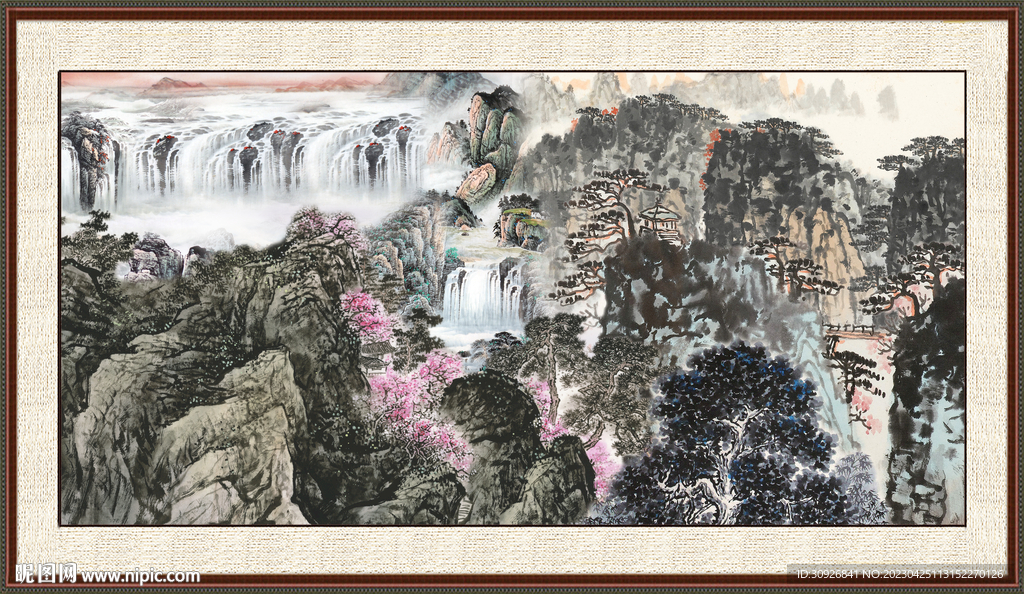 山水风景画 